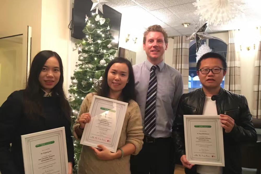 College bids fond farewell to Chinese teachers