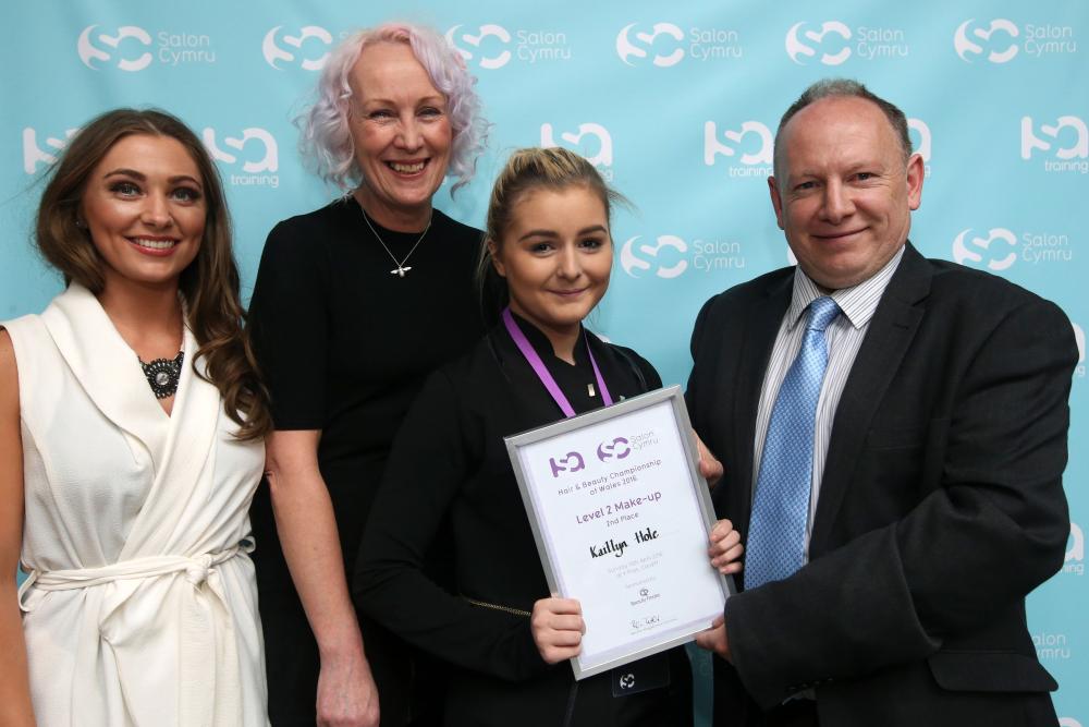 Level 2 Make-up Student Kaitlyn for Salon Cymru
