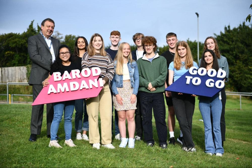 Students celebrate results success