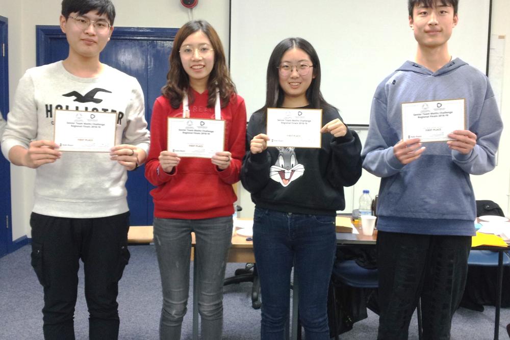 Top marks for our International mathematicians