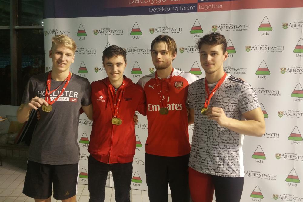 Success for college swimmers