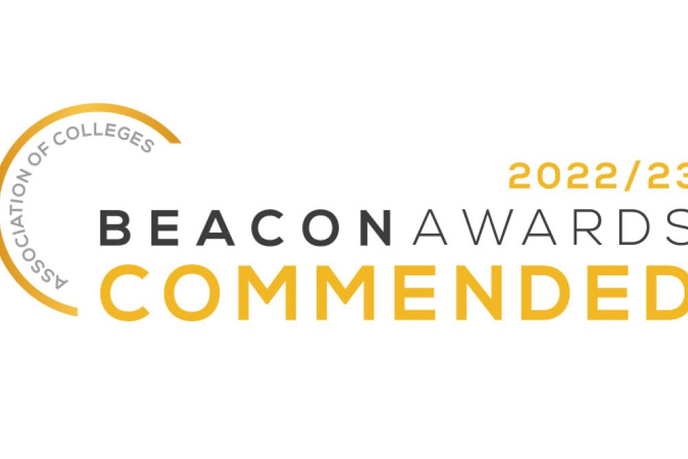 Text reads Beacon Awards Commended