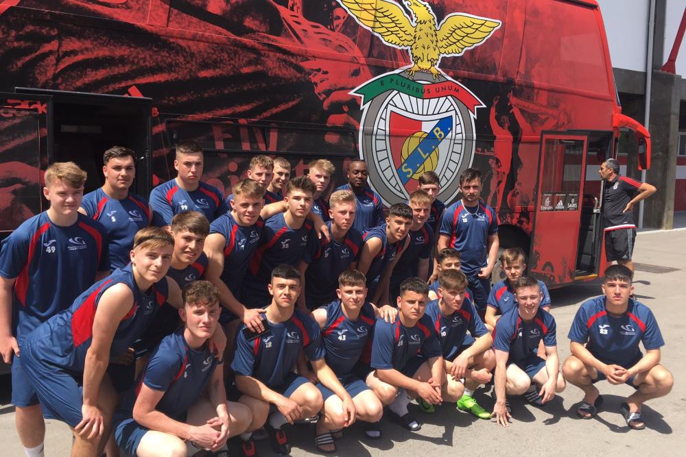 Football students enjoy Portugal training camp