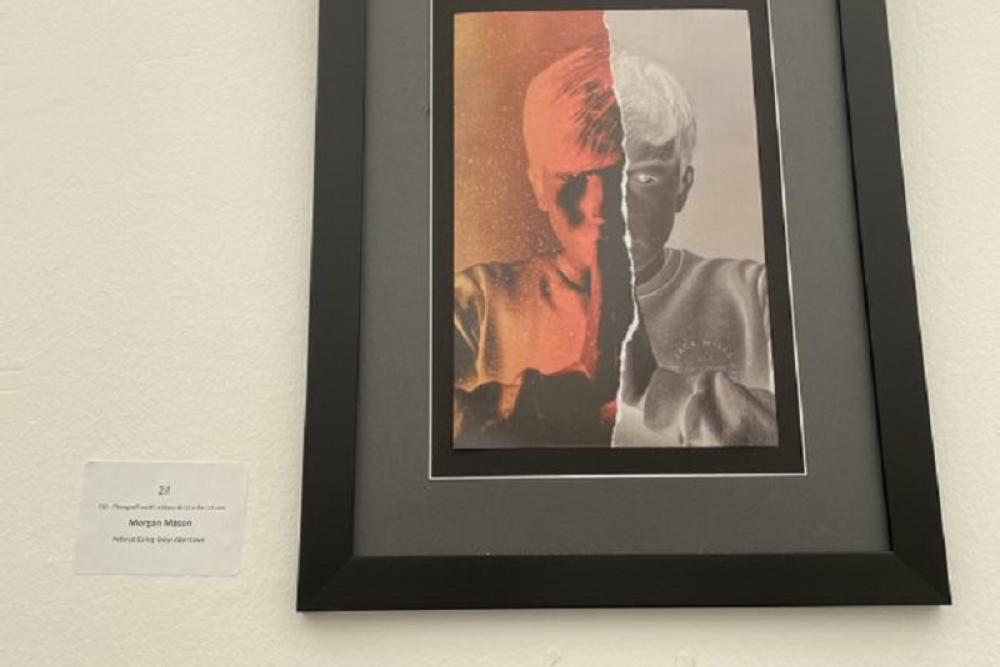 Costumes on display on stage at URDD Eisteddfod