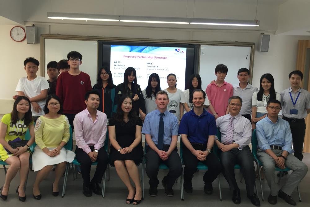 College strengthens links with China