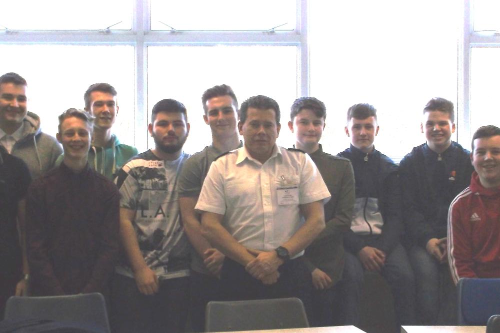 Royal Navy careers talk for Engineering Tech students