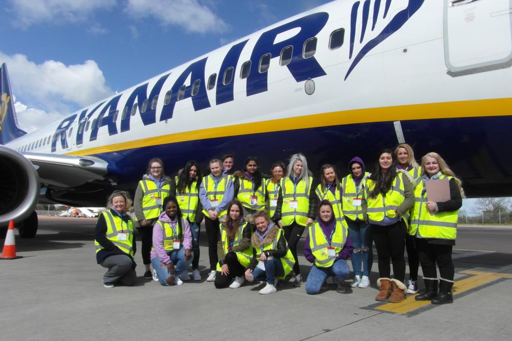 Airport work experience inspires students