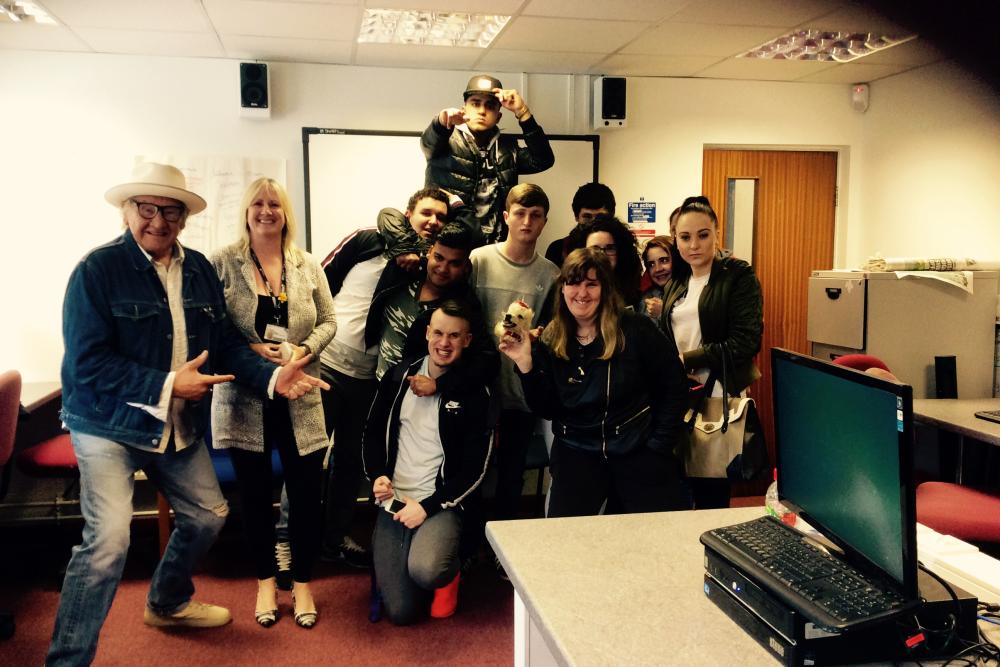 Twin Town writer inspires students