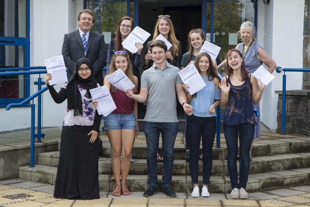 Gower College Swansea A Level results 2016