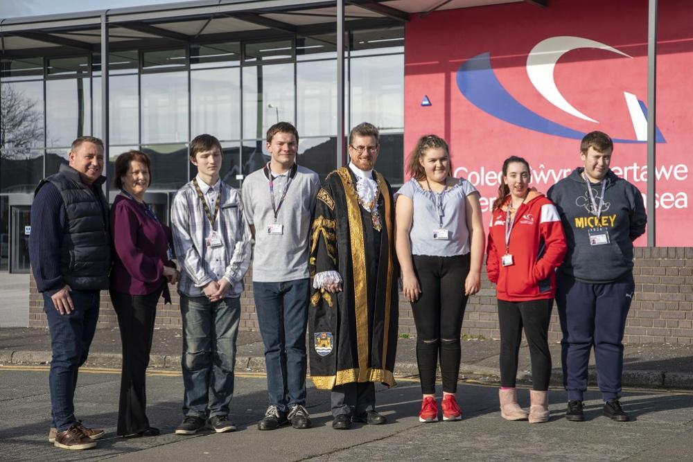 Gower College Swansea welcomes Lord Mayor 