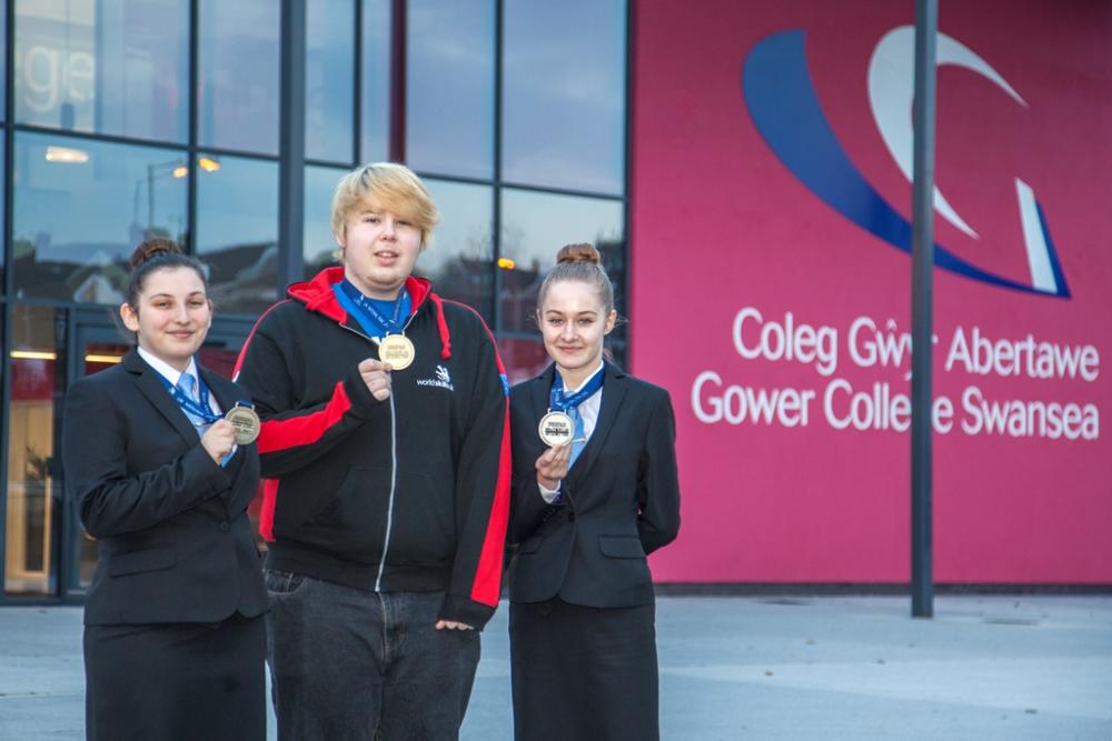 GCS students take Gold, Silver and Bronze at WorldSkills!