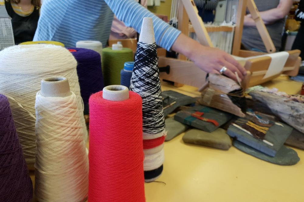 Students enjoy textiles workshop 